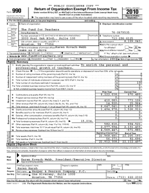 IRS Form 990 2010