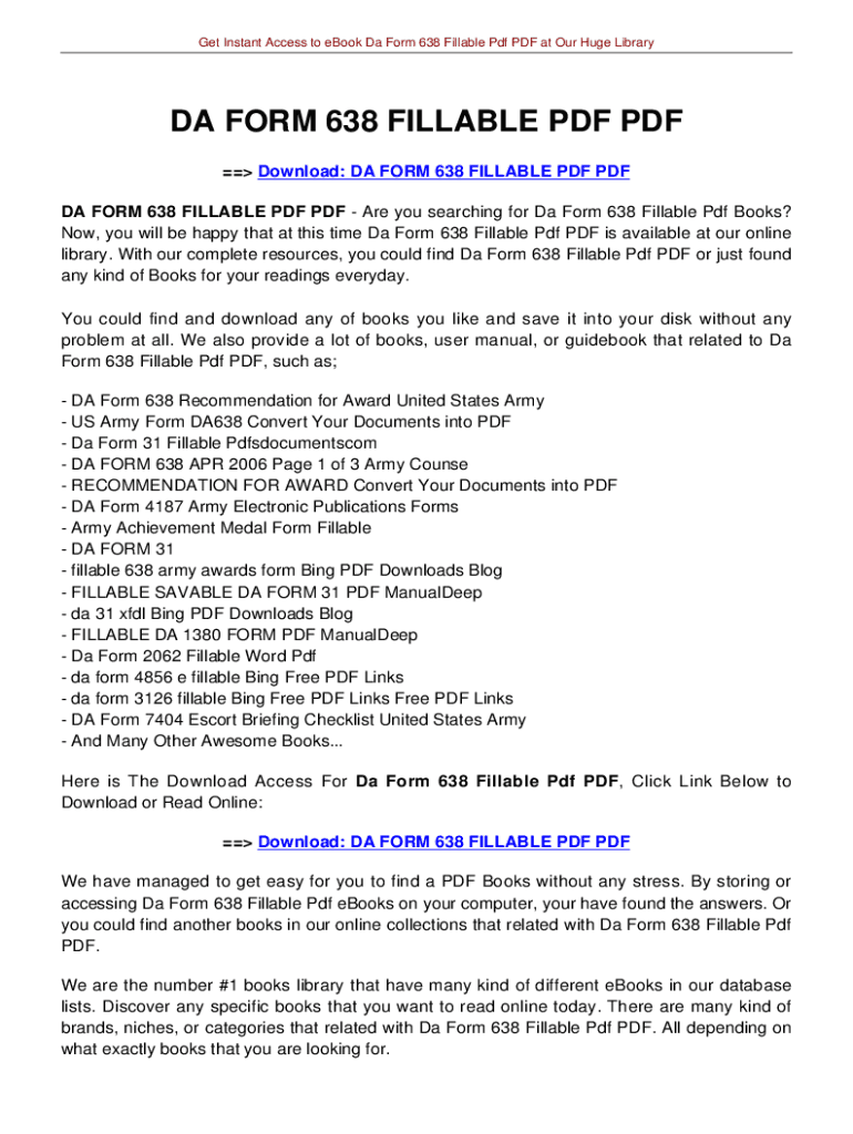 Fillable Online Da form 638 fillable Bing Easy to Fill and