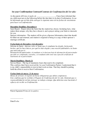 saintmichael.cc wp-content uploads1st year Confirmation Contract/Contrato de Confirmacin del ...