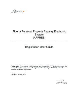 Alberta Personal Property Registry Electronic System ...