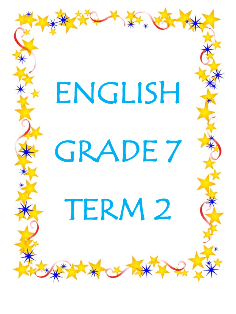 Fillable Online Term 2 Grade 7 Engish Worksheets - K12 Workbook Fax ...