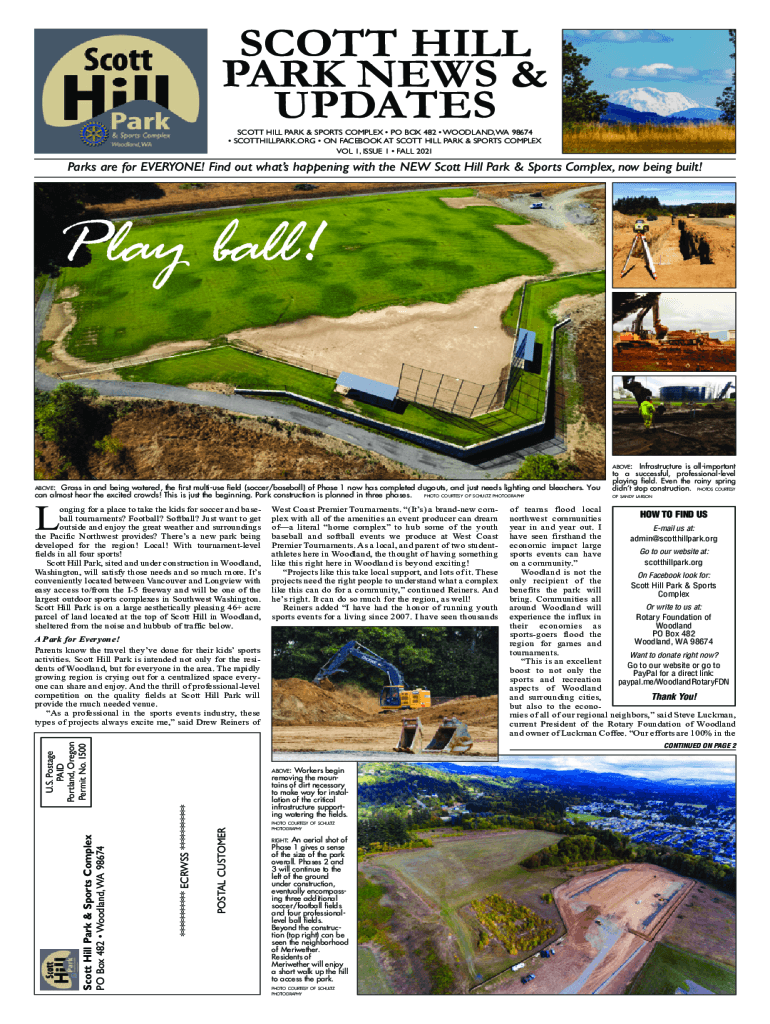 Fillable Online Scott Hill Park