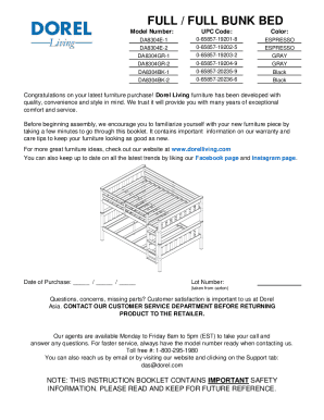FULL / FULL BUNK BED - Dorel Home