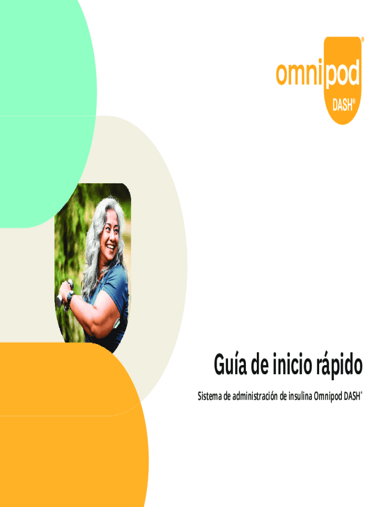 Fillable Online PT000553AW Artwork, Guide, Quick Start, Omnipod, Dash Spanish Rev 002.indd