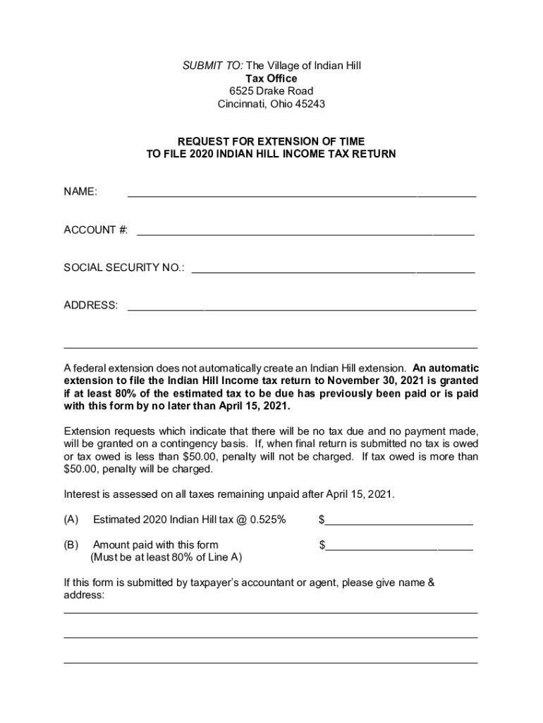 Fillable Online 2020TaxFormandInstructions.pdf The Village of