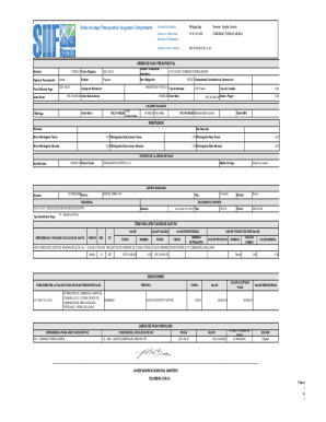Orden de pago Presupuestal de gastos Comprobante - Colombia ...