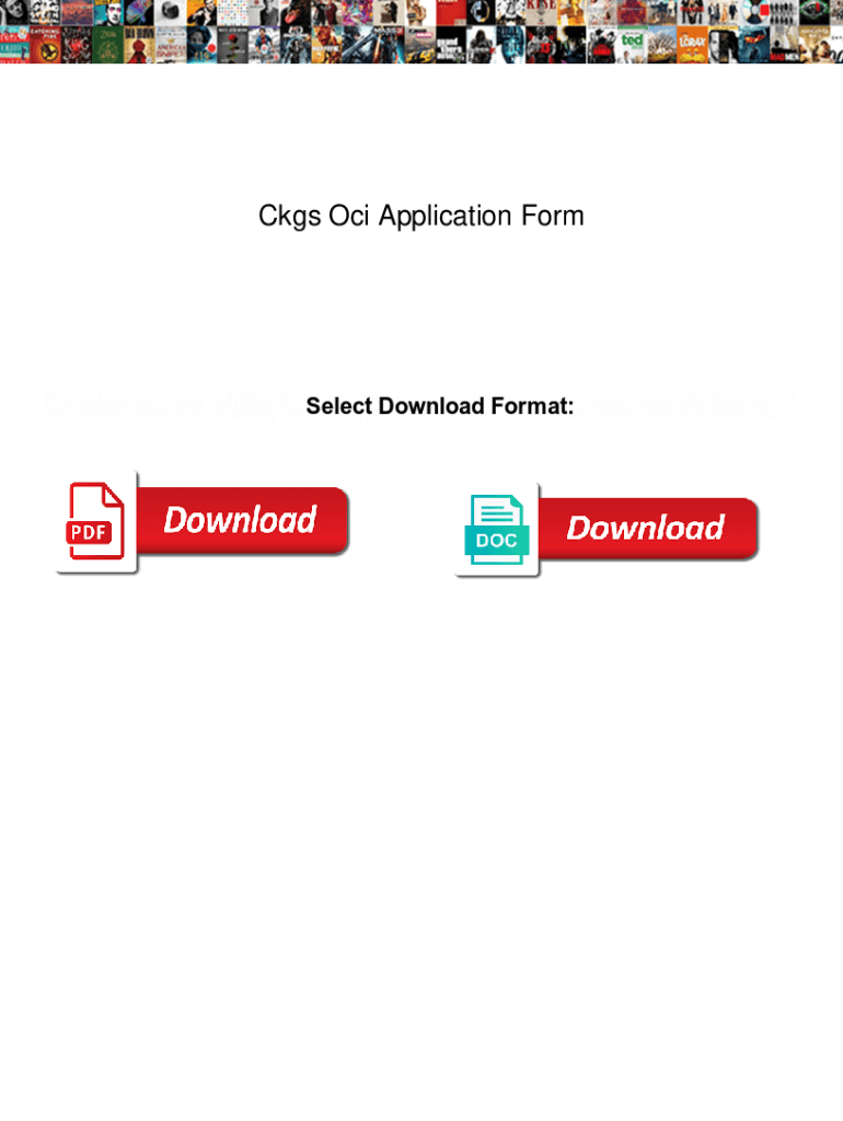 Fillable Online Ckgs Oci Application Form Dating Ckgs Oci Application Form Router Fax Email fillable-online-ckgs-oci-application-form-dating-ckgs-oci-application-form-router-fax-email