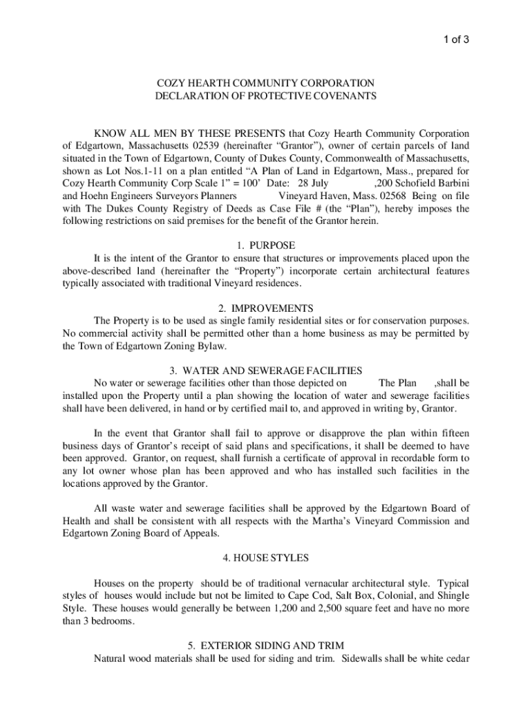 Fillable Online DECLARATION OF