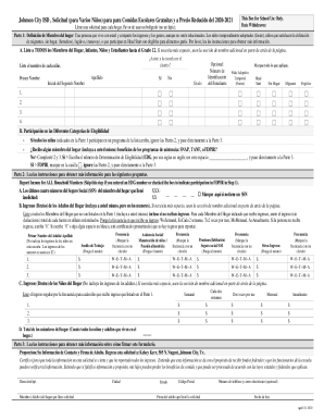 Fillable Online Johnson City Independent School District Solicitud para