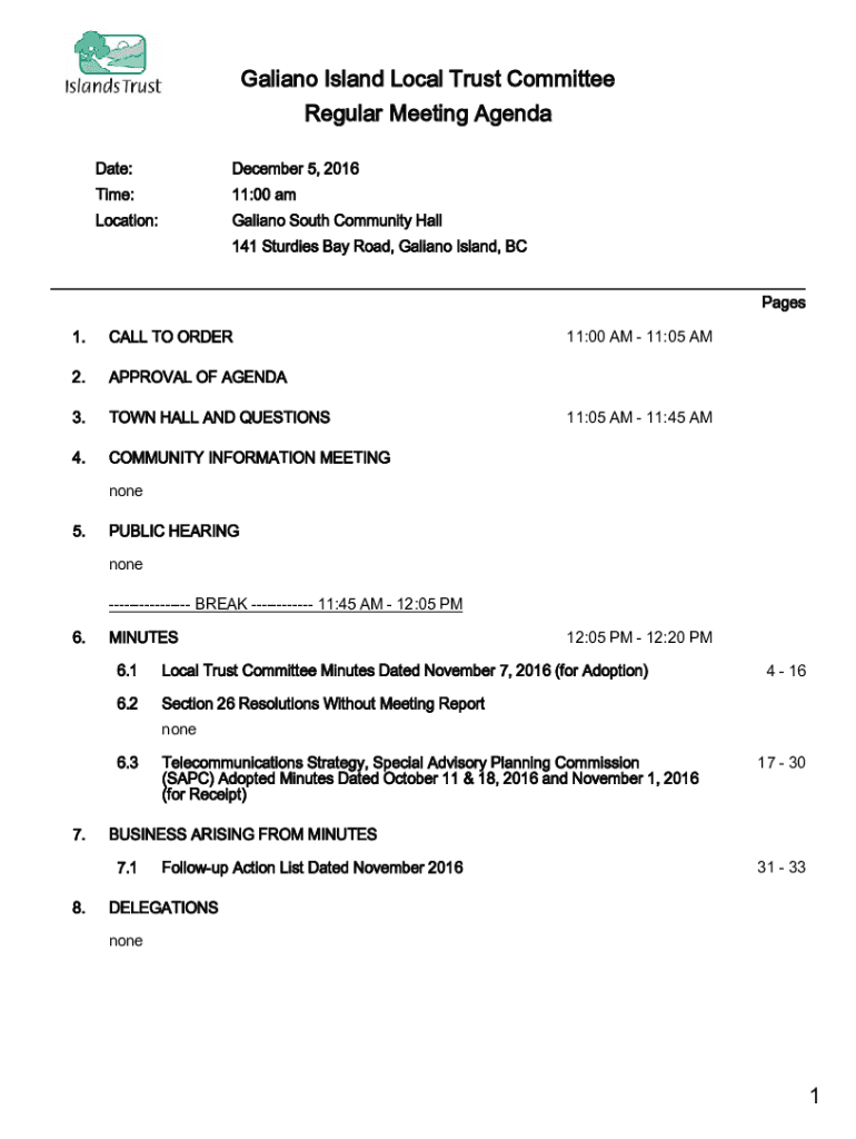 Fillable Online islandstrust bc City of Corpus Christi Calendar Fax