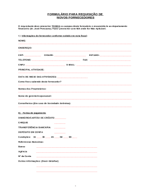 www.wikileaks.org sony docsFORMULRIO PARA REQUISIO DE NOVOS FORNECEDORES