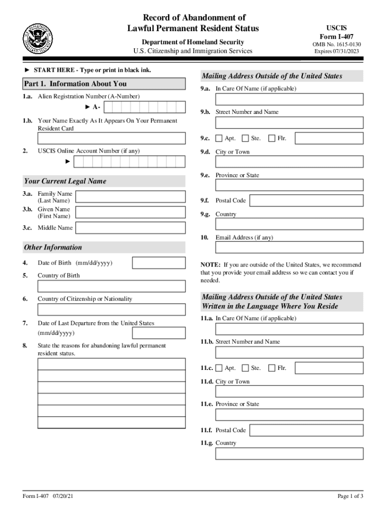 permanent residence Preview on Page 1