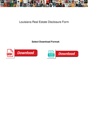 Louisiana Real Estate Disclosure Form. Louisiana Real Estate Disclosure Form sunburst