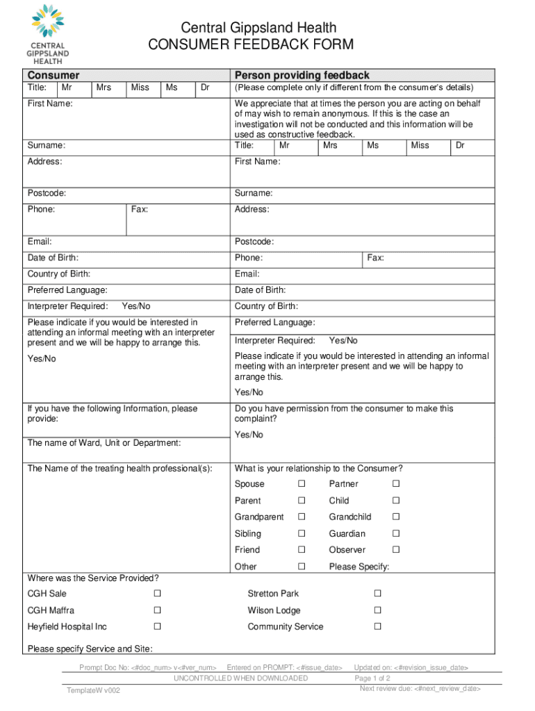 Form preview