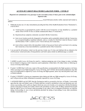 indigo travel declaration form