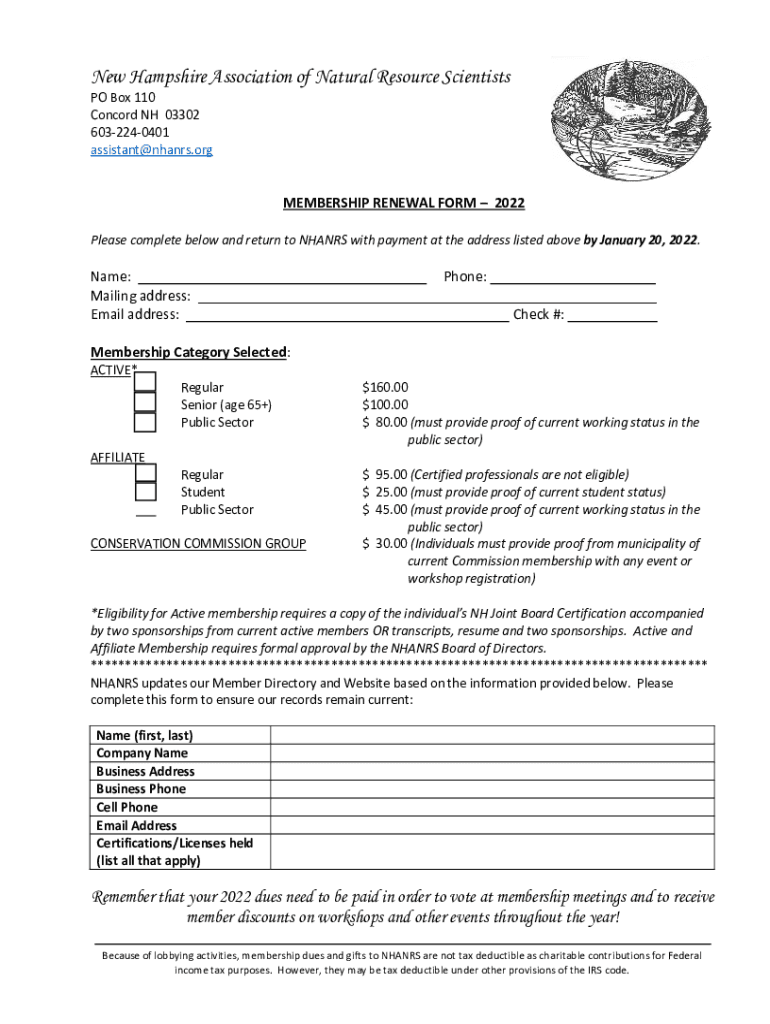 Fillable Online NH Department of Agriculture, Markets and Food New