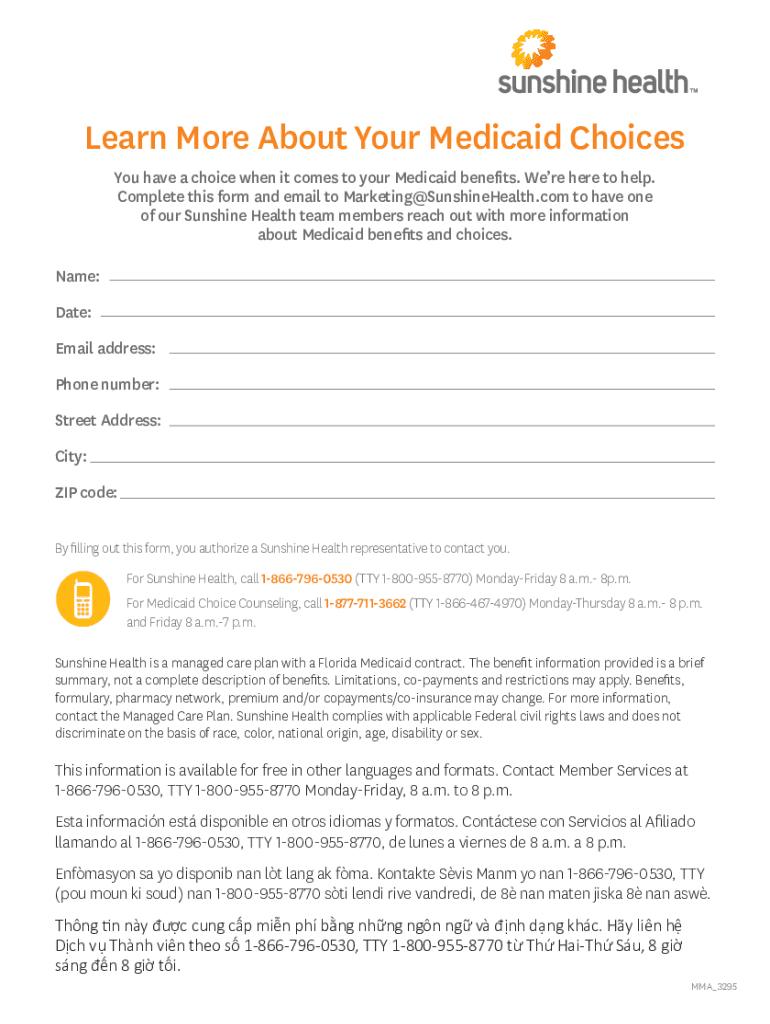 Fillable Online OvertheCounter Health & Wellness Catalog Sunshine