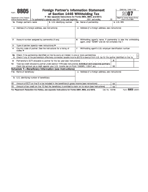 IRS Form 8805