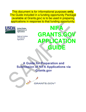 Fillable Online csrees usda nifa grantsgov application guide 2012 form ...