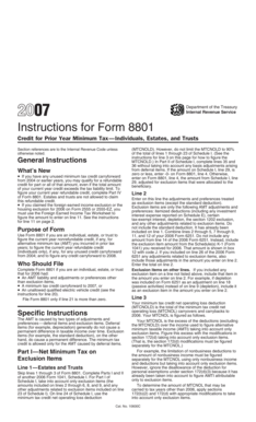 Instructions for Form 8801