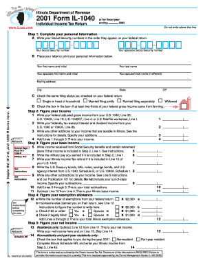 Illinois Individual Income Tax Return