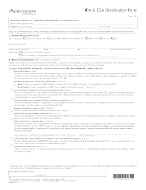 schwab ira distribution form