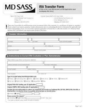 IRA Transfer Form