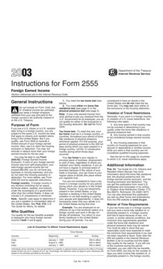 Instructions for Form 2555