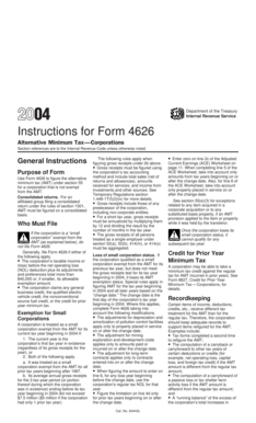 Instructions for Form 4626