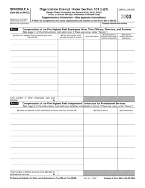 IRS Form 990 Schedule A