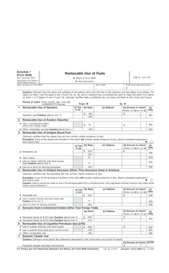 IRS Form 8849 Schedule 1