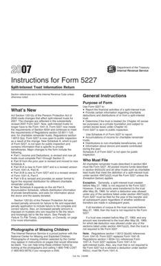 Instructions for Form 5227