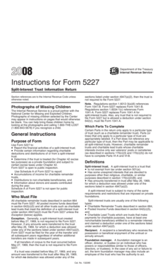 Instructions for Form 5227