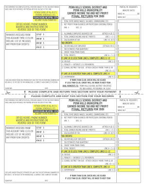 Penn Hills School District Tax Form