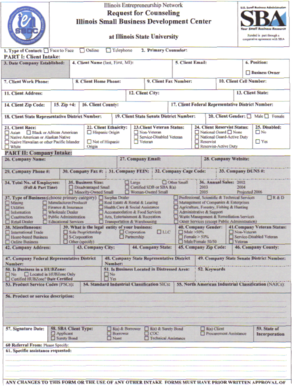 Illinois Request for Counseling Form