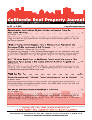 California Real Property Journal - Paul Hastings