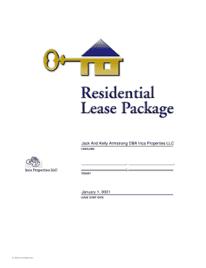 Residential Lease Agreement