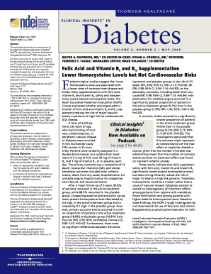 Volume 9, Number 5 May 2006 - National Diabetes Education Initiative