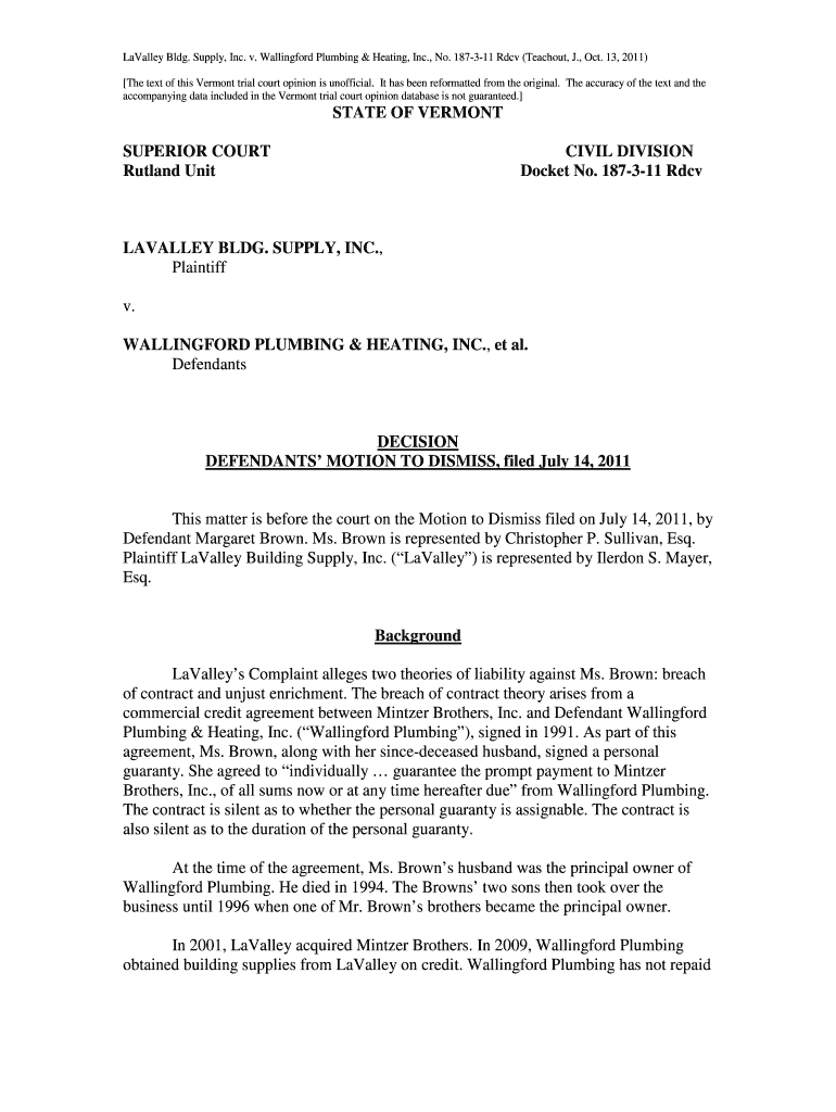 Fillable Online vermontjudiciary Personal Massachusetts Criminal Record