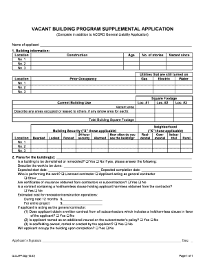 Acord 125 798 - Fill Online, Printable, Fillable, Blank | PDFfiller