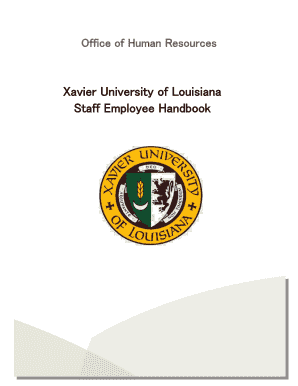 New Hire Policy and Procedures Office of Human Resources Xavier - xula