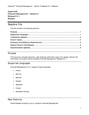 Hyperion Financial Management - Oracle Documentation