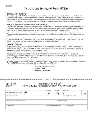 state of idaho tax form pte 01