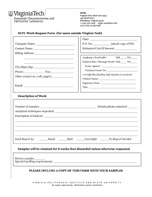 work order forms fillable template