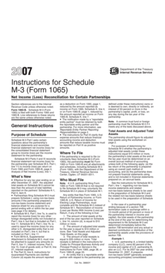 Instructions for Schedule M-3 (Form 1065)