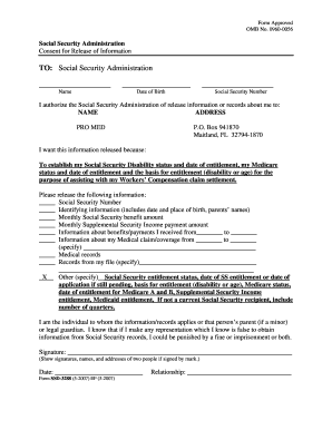 SSA Consent Form - Pro Med