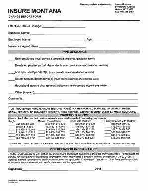 Insure Montana Employee Premium Assistance Application