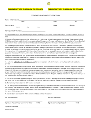 Cornerstone Informed Consent Form