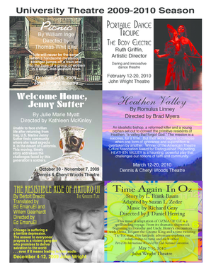 University Theatre 2009-2010 Season Brochure
