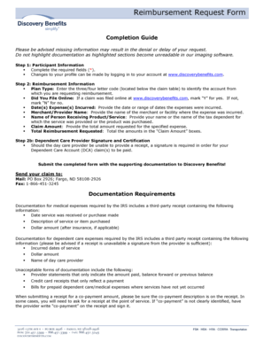 Reimbursement Request Form